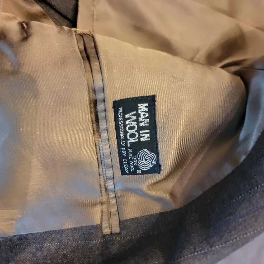Men's Grey and Cream Tailored-jackets